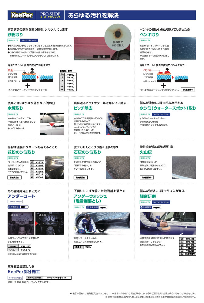 あらゆる汚れを解決
